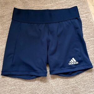 Adidas Women's Dark Blue Athletic Shorts